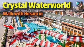Crystal Waterworld Resort & SPA Uall Inclusive ANTALYA WALKING TOUR Travel Vlog  Crystal Waterworld