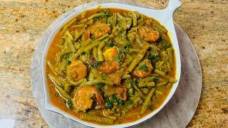 Kochur Loti with ChingriArum-Lobe with shrimp  Recipe @cookingwithdelight