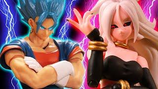 Dragon Ball FighterZ Stop motion - Vegito VS Android 21