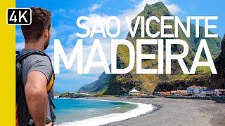 Exploring Madeiras Wild North Coast Sao Vicente  4k Walk With Natural Sounds cc