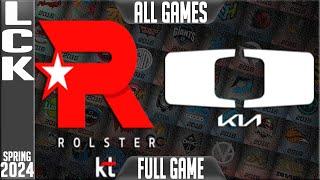 KT vs DK Highlights ALL GAMES  LCK Spring Playoffs 2024 Round 1  KT Rolster vs DPlus KIA