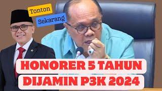HONORER MASA KERJA 5 TAHUN JADI P3K DI DESEMBER 2024