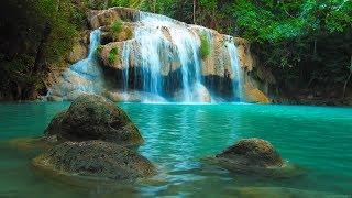 Entspannungsmusik - Natur Tiefenentspannung Stressabbau - 4K Wasserfall