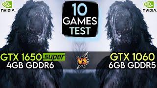 GTX 1650 Super vs GTX 1060 6GB  Test In 10 Games In Mid 2023  Which Is Powerful ?