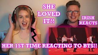 Her First time reacting to BTS  BTS 방탄소년단 Go Go