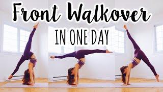 How to do a Front Walkover in One Day
