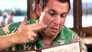 Adam Sandler pretends he cant read but why ?  50 First Dates  CLIP