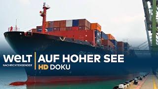 Ein Containerschiff auf hoher See  HD Doku