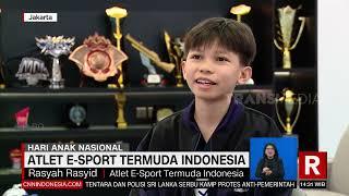 Atlet E-Sport Termuda Indonesia  REDAKSI 220722