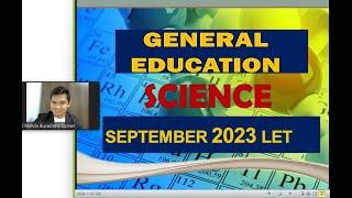 GENERAL EDUCATION SCIENCE  SEPTEMBER 2023 LET DRILLS