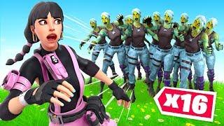 16 Spieler INFIZIERT in Fortnite Creative