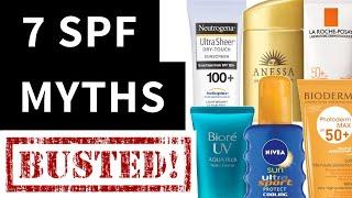 Top 7 Sunscreen and SPF Myths  Lab Muffin Beauty Science