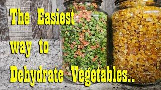 Dehydrating frozen Vegetables  Fill You Pantry Fast & Cheap