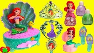 Genie opens the Princess Little Mermaid Music Box Ariel Stores Jewelry