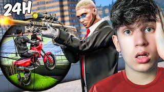 Spędziłem 24h jako HITMAN w LIBERTY CITY w GTA V