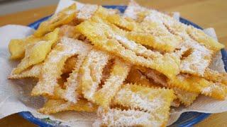 Italian fried pastries Chiacchiere