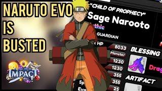 The NEW Evolved Mythic Naruto is OVERPOWERED in Anime Impact