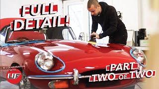 Full Detailing & Paint Correction Transformation  Jaguar E Type  Part Two of Two