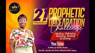 Day 05 of 21 Weekdays Prophetic Declaration Challenge
