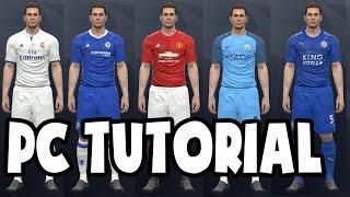 PES 2017 PC Original Kits and Licences Patch Download Link + Tutorial Pro Evolution Soccer 2017