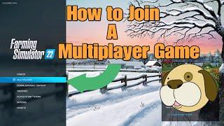 How to Join a Multiplayer game on FS22 for consoles  So nehmen Sie an einem Multiplayer-Spiel teil