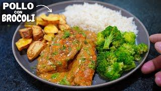 Pollo cremoso con brocoli receta facil y economica  Abelca