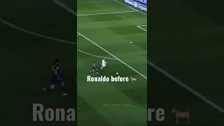  Ronaldo now VS before  Miss the goat when he was at his prime  AJ_Plezoo 