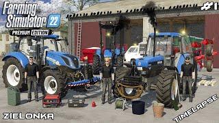 MOVING to the NEW FARM with NEW HOLLAND tractors  Zielonka  Farming Simulator 22  Episode 1