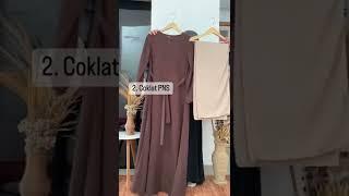 Warna hijab cocok untuk gamis atau baju coklat tua mix n match warna baju & hijab #hijabss #shorts