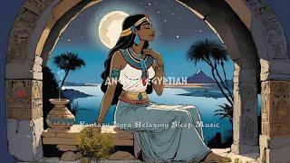 Ancient Egyptian Lyra Sleep Music  Fantasy Relaxing Sleep Music + Very Calm River Ambience