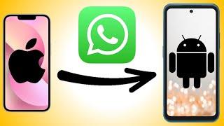 How to transfer WhatsApp from iPhone to android Free After setup Without losing Data Resetting