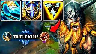 OLAF TOP IS NOW S+ TIER AND EVERYONE HATES IT 1V5 WITH EASE - S14 Olaf TOP Gameplay Guide