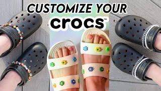 How to customize your Crocs REMOVABLE chains + easy DIY Jibbitz