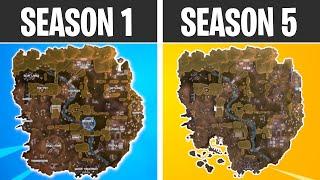 Evolution Of The Entire Apex Legends Map Season 1-Season 5