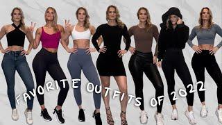 My Favorite Outfits of 2022 Try-On  Alphalete  lululemon  Good American  Alo  Aritzia and More
