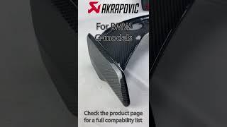 Akrapovic rear wing in carbon for BMW