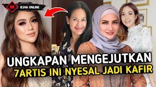 berita selebritis terbaru  MENYESAL JADI MUALAF. 7 artis ini kembali ke peluk agama kristen di 2022