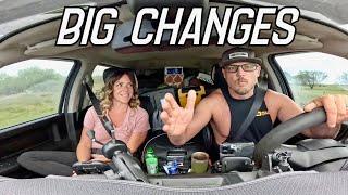 BIG LIFE CHANGE HEADED NORTH To Texas Hill Country In Our 4x4 Truck Camper