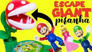 Super Mario Bros Movie Bowser Traps Peach Escape GIANT Piranha Plant Game