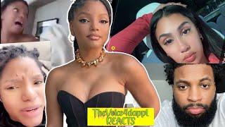 Halle Bailey Upset Video Leaked Of Her Queen Naija Over Chris After He Tells Theyre Private Talk