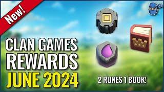 Clan Games Rewards - June 2024  Clash of Clans