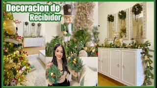 DECORACION DE NAVIDAD RECIBIDOR