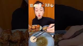 Fast Eating Challenge  10 momo 3 chicken lollipop 3lb ramen   #asmr #food #shorts