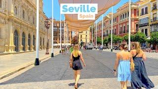 Seville Spain   August 2023  4K-HDR Walking Tour