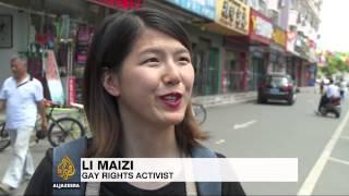 Chinese lesbians conduct marriage ceremony