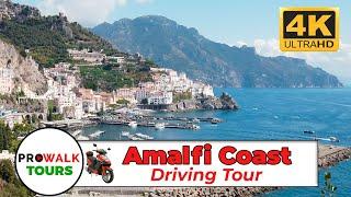 The BEST Amalfi Coast Driving Tour 4K UHD