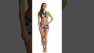 Kenneth Cole Tropical Tendencies Skirted Bikini Bottom  SwimOutlet.com