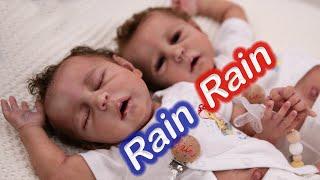 Newborn Rain Awake & Rain Asleep Silicone Baby Art Dolls Handmade with Love for you by Claire Taylor