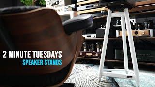 Using the CORRECT Speaker Stands for Home Audio 