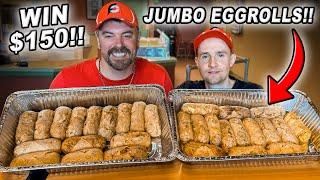Are These Egg Rolls or Burritos?  Win $150 by Eating as Many Humongous Eggrolls as Possible